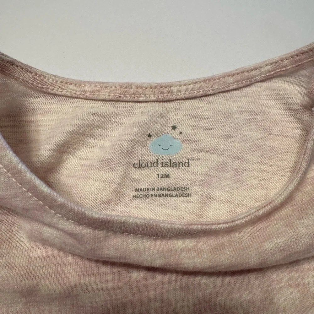 Cloud Island Pink Diaper Cover Dress